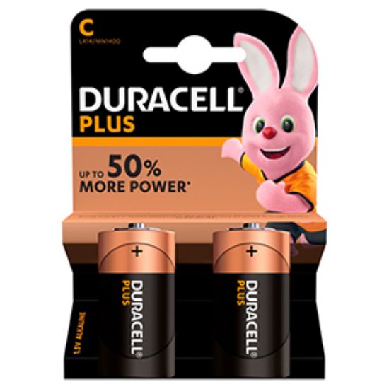 Picture of Duracell Box C MN1400 Plus Power 2pk x10